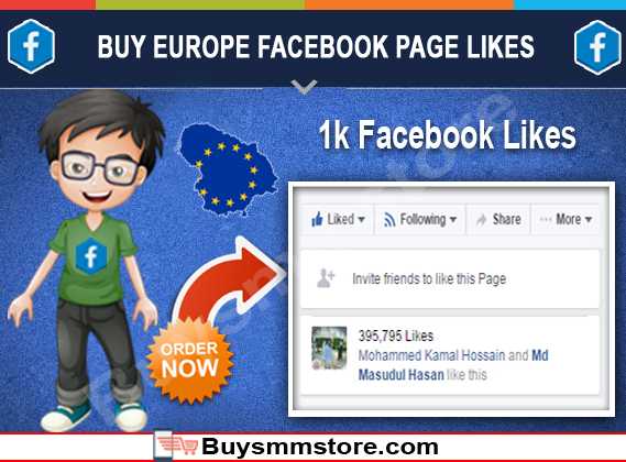 Buy Europe Facebook Likes